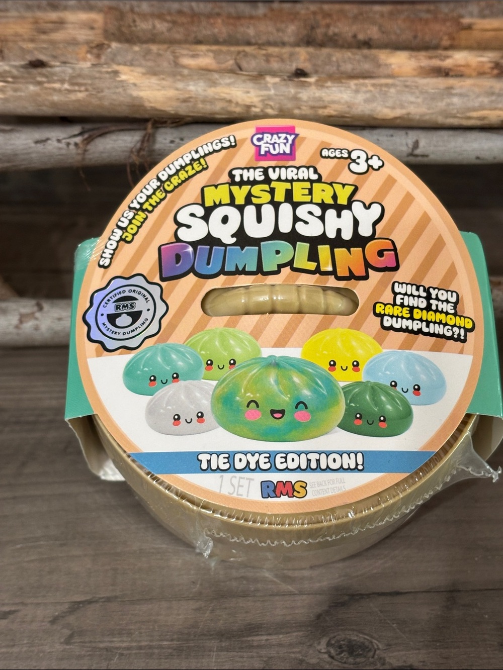 RMS Crazy Fun Viral Mystery Squishy Dumpling Tie Dye Edition